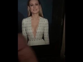 Brie Larson Porn - Cum Tribute